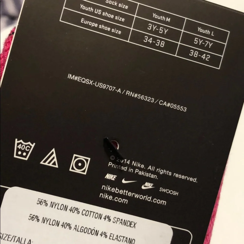 New🏅( 3 Pairs) Nike Graphic Cotton Crew (HD)